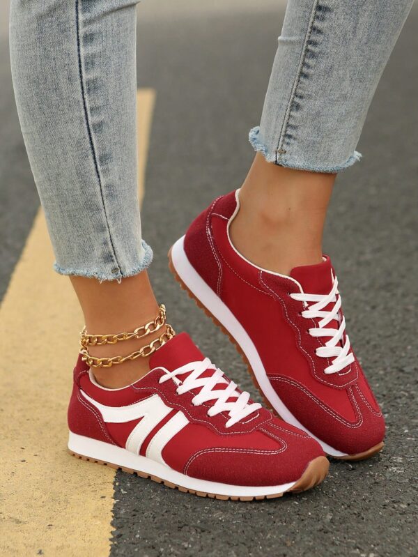 Zapatillas Deportivas con Plataforma y Encaje de Vellón - Image 24