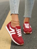 Zapatillas Deportivas con Plataforma y Encaje de Vellón