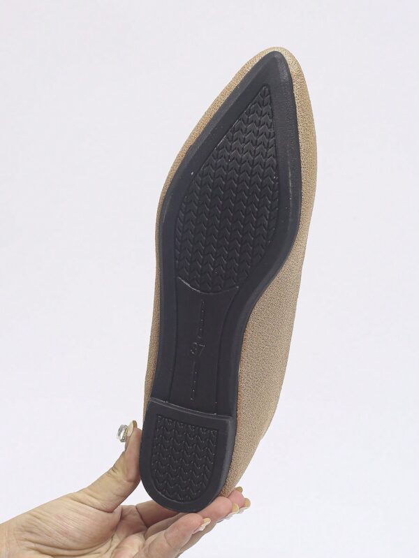 Mocasines Casuales de Puntera Puntiaguda con Hilos Dorados - Image 98
