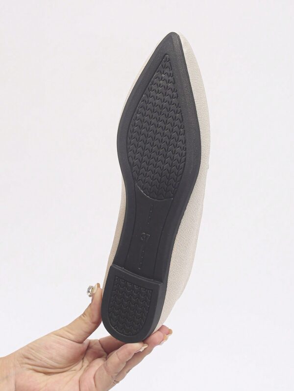 Mocasines Casuales de Puntera Puntiaguda con Hilos Dorados - Image 55
