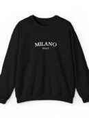 Buzo Casual con Estampado de Milán y Manga Larga