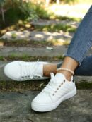 Zapatillas Deportivas Negras Antideslizantes con Cordones