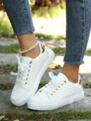 Zapatillas Deportivas Negras Antideslizantes con Cordones