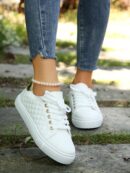 Zapatillas Deportivas Negras Antideslizantes con Cordones