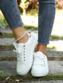 Zapatillas Deportivas Negras Antideslizantes con Cordones