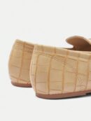 Mocasines de Mujer con Hebilla Metálica y Tacón Plano