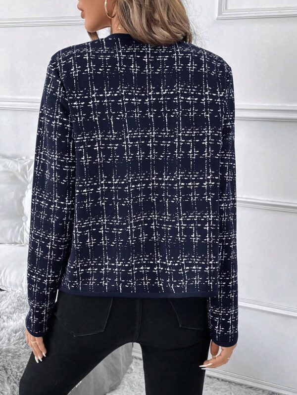 Chaqueta Elegante de Cuello Alto con Manga Larga para Otoño/Invierno - Image 9