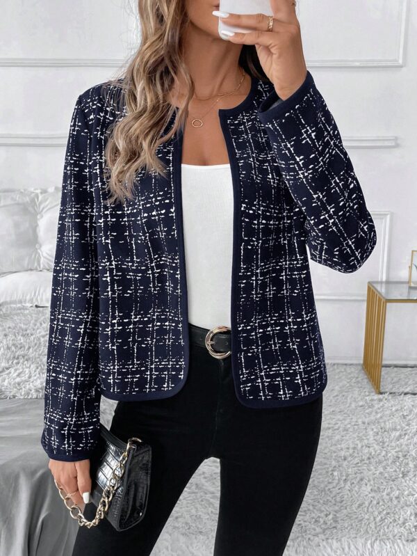 Chaqueta Elegante de Cuello Alto con Manga Larga para Otoño/Invierno - Image 11