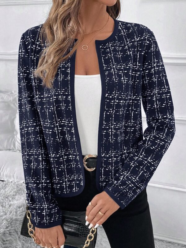 Chaqueta Elegante de Cuello Alto con Manga Larga para Otoño/Invierno - Image 12