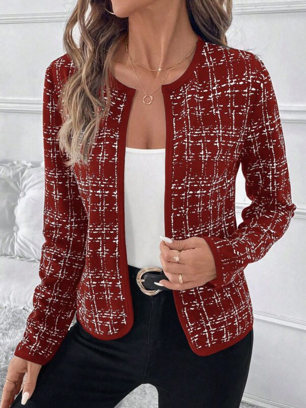 Chaqueta Elegante de Cuello Alto con Manga Larga para Otoño/Invierno - Image 15