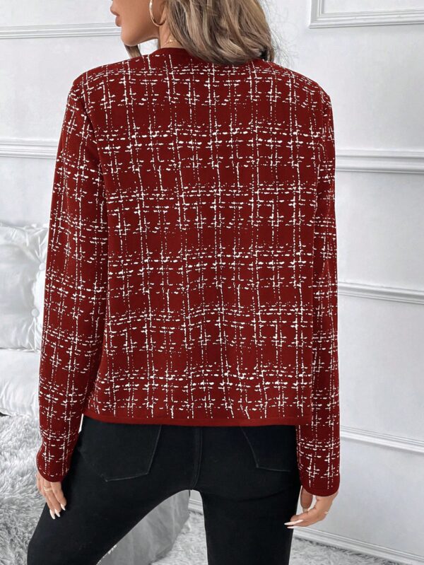 Chaqueta Elegante de Cuello Alto con Manga Larga para Otoño/Invierno - Image 16