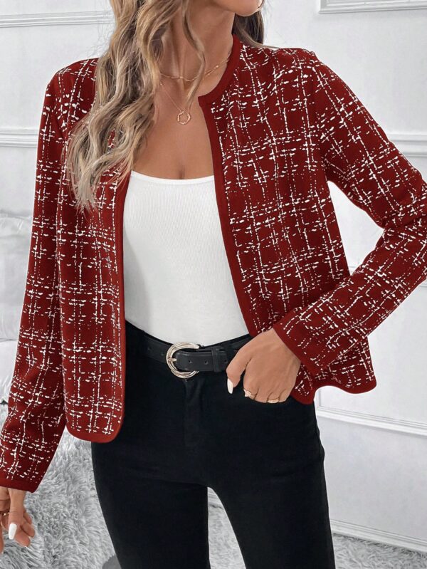 Chaqueta Elegante de Cuello Alto con Manga Larga para Otoño/Invierno - Image 17