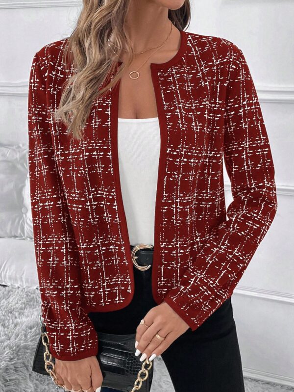 Chaqueta Elegante de Cuello Alto con Manga Larga para Otoño/Invierno - Image 18