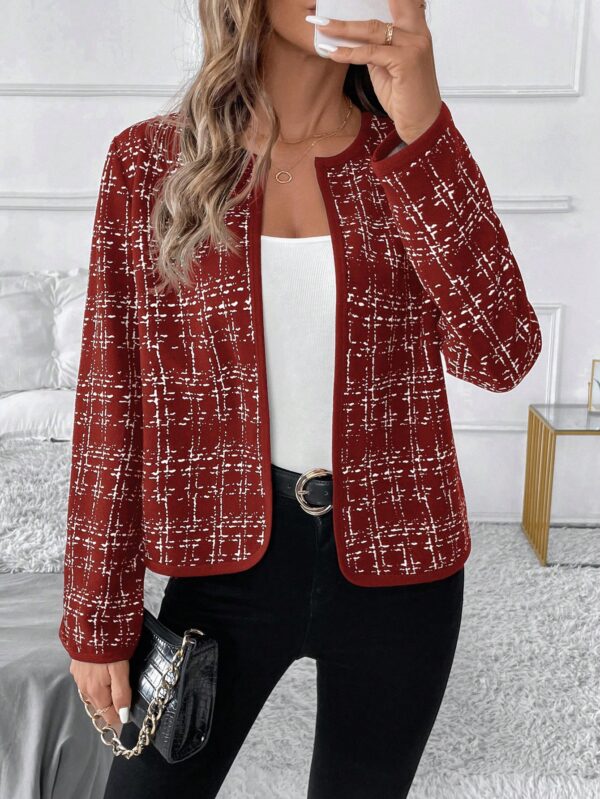 Chaqueta Elegante de Cuello Alto con Manga Larga para Otoño/Invierno - Image 19