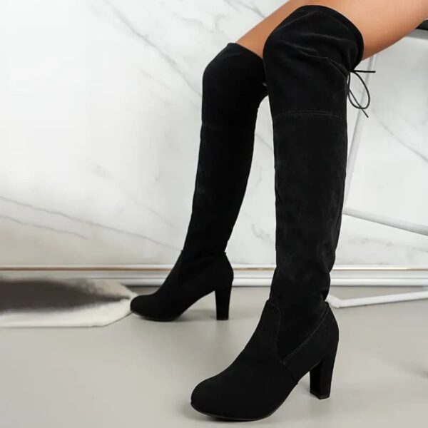Botas de Invierno con Tacón Alto para Fiesta, Antideslizantes y Transpirables - Image 2