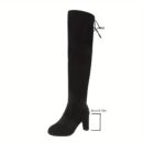Botas de Invierno con Tacón Alto para Fiesta, Antideslizantes y Transpirables