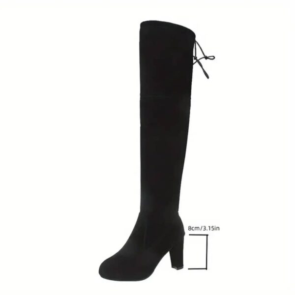 Botas de Invierno con Tacón Alto para Fiesta, Antideslizantes y Transpirables - Image 7