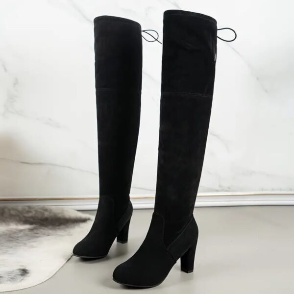 Botas de Invierno con Tacón Alto para Fiesta, Antideslizantes y Transpirables - Image 4