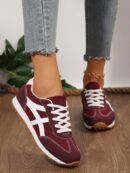 Zapatillas Deportivas con Plataforma y Encaje de Vellón
