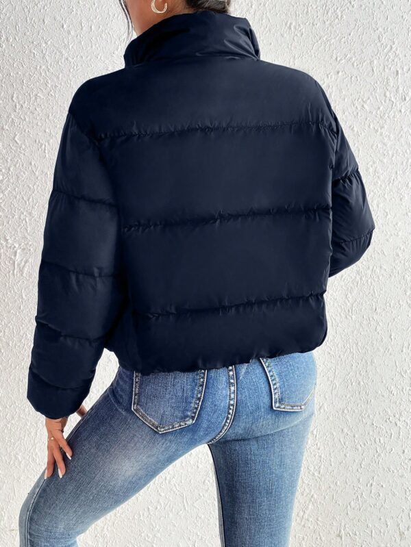 Campera Térmica Corta con Cierre y Cuello Alto - Image 14