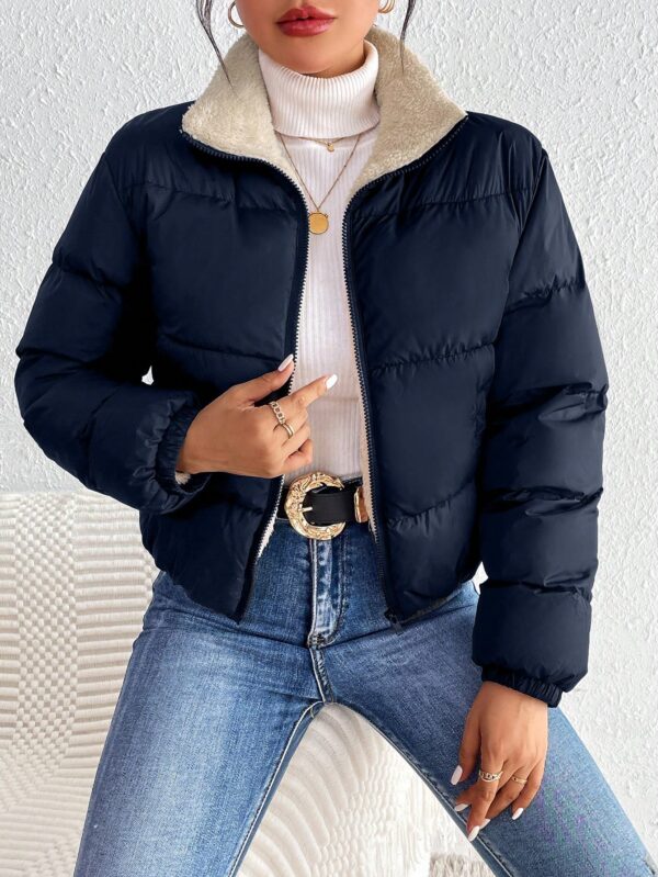 Campera Térmica Corta con Cierre y Cuello Alto - Image 17