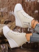 Zapatillas de Plataforma Casual para Mujer con Suela Gruesa