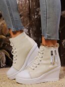 Zapatillas de Plataforma Casual para Mujer con Suela Gruesa