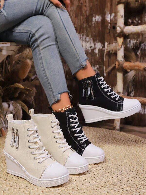 Zapatillas de Plataforma Casual para Mujer con Suela Gruesa - Image 10