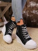 Zapatillas de Plataforma Casual para Mujer con Suela Gruesa