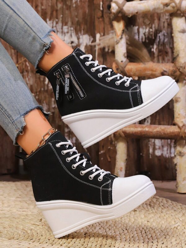 Zapatillas de Plataforma Casual para Mujer con Suela Gruesa - Image 9