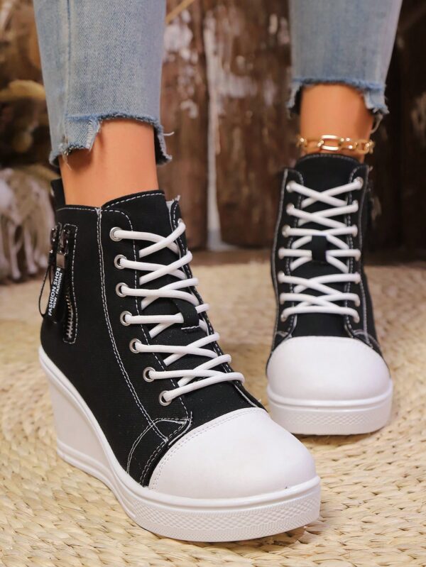 Zapatillas de Plataforma Casual para Mujer con Suela Gruesa - Image 11