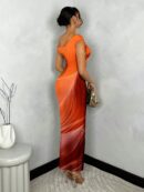 Vestido Largo Asimétrico Elegante Ajustado
