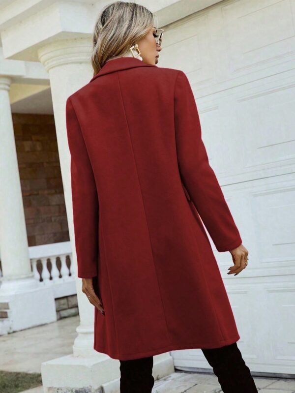 Abrigo Elegante con Cuello Solapa y Doble Botonadura - Image 67