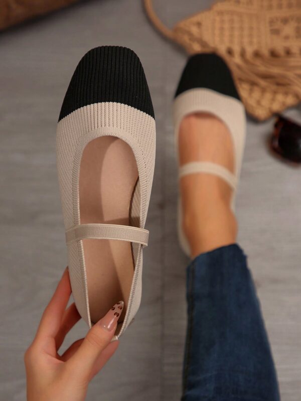 Zapatillas Casuales para Mujer con Elástico y Diseño Patchwork