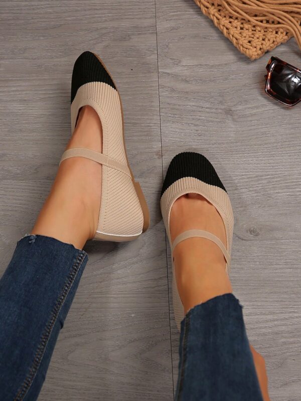 Zapatillas Casuales para Mujer con Elástico y Diseño Patchwork - Image 3