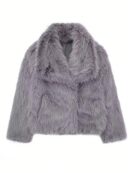 Chaqueta de Piel Sintética para Dama Elegante y Casual