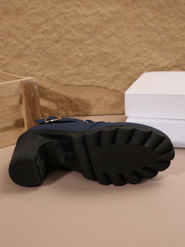 Botines de Tacón Grueso y Cordones Estilo Británico - Image 12