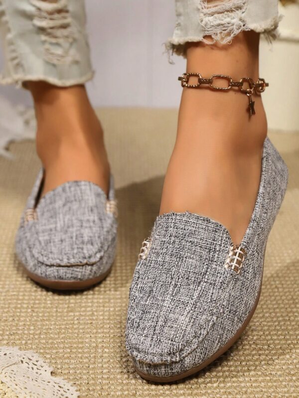Mocasines de Lona Ligera en Talla Grande para Mujer - Image 29