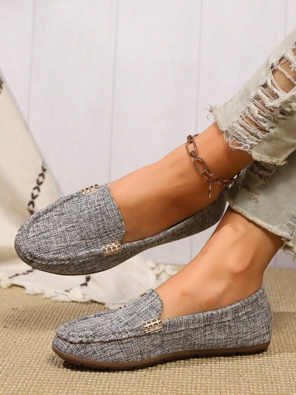 Mocasines de Lona Ligera en Talla Grande para Mujer - Image 31