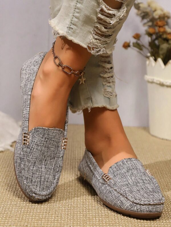 Mocasines de Lona Ligera en Talla Grande para Mujer - Image 30