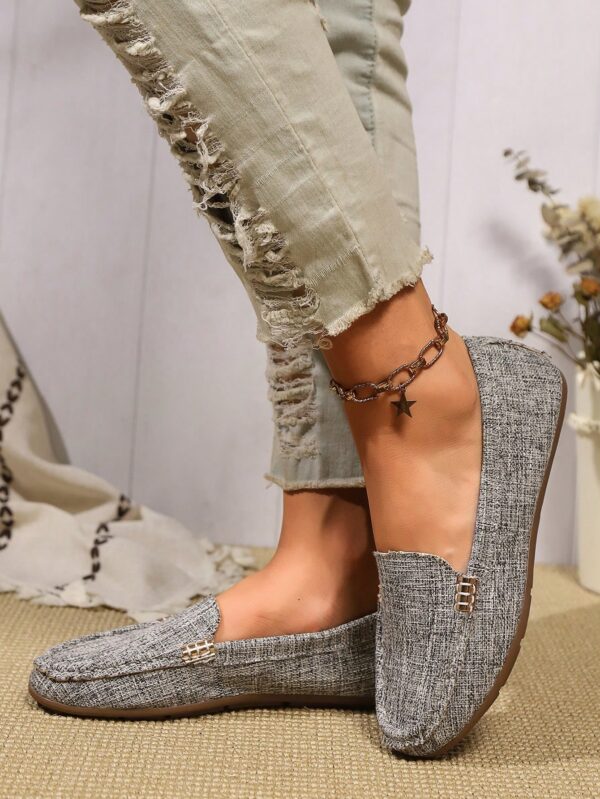 Mocasines de Lona Ligera en Talla Grande para Mujer - Image 32