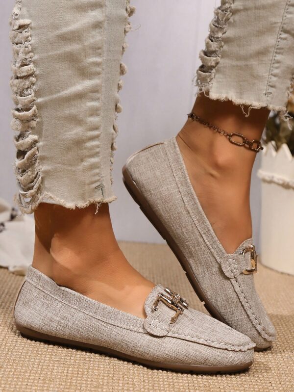 Mocasines de Lona Ligera en Talla Grande para Mujer - Image 35