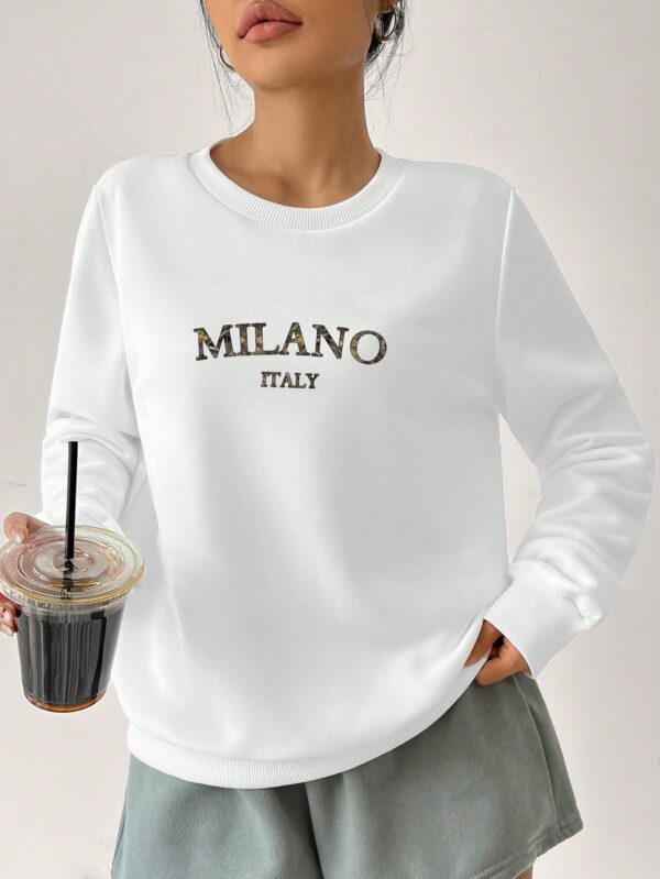Buzo Casual con Estampado de Milán y Manga Larga - Image 16