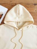 Buzo Casual con Capucha, Estampado y Mangas Largas