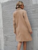 Abrigo Elegante Doble Botonadura con Solapa Clásica