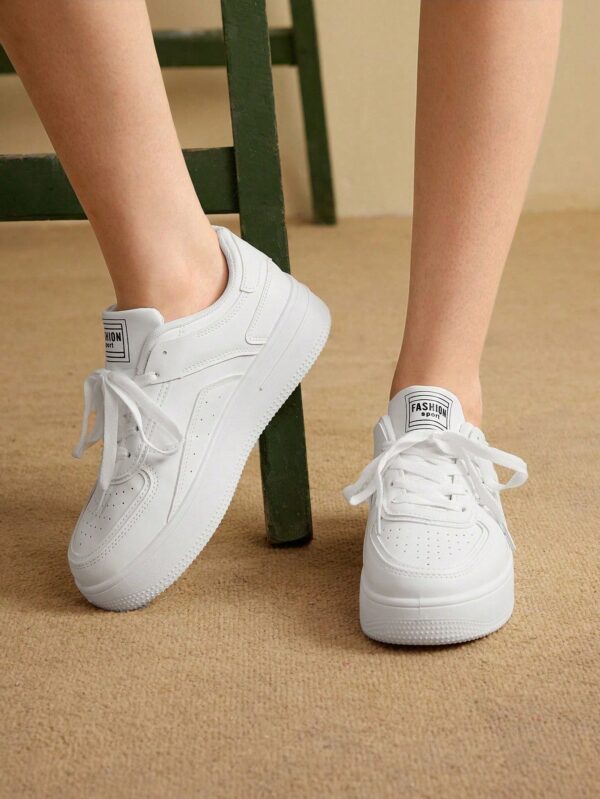 Zapatillas Casuales de Plataforma Impermeable con Cordones - Image 28