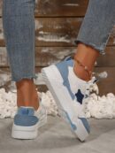 Zapatillas Deportivas Blancas de Estilo Vintage para Mujer