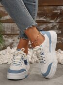 Zapatillas Deportivas Blancas de Estilo Vintage para Mujer