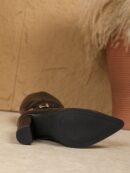 Botas Altas de Tacón Ancho para Mujer Talla Plus