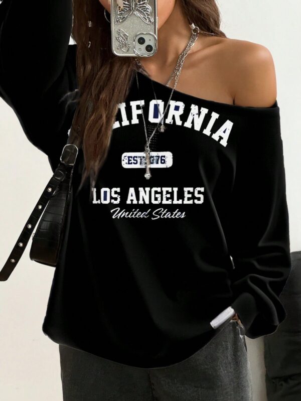Sudadera de Punto Gris con Estampado y Manga Larga para Otoño/Invierno - Image 16